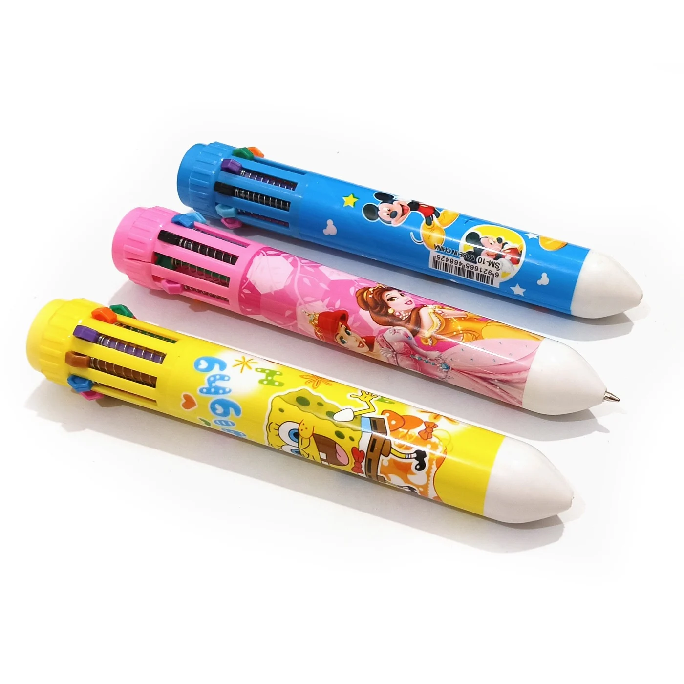 10 Color Cartoon Character Pens – Stationery Accessory Designed For Writing And Daily Office Routine (Random