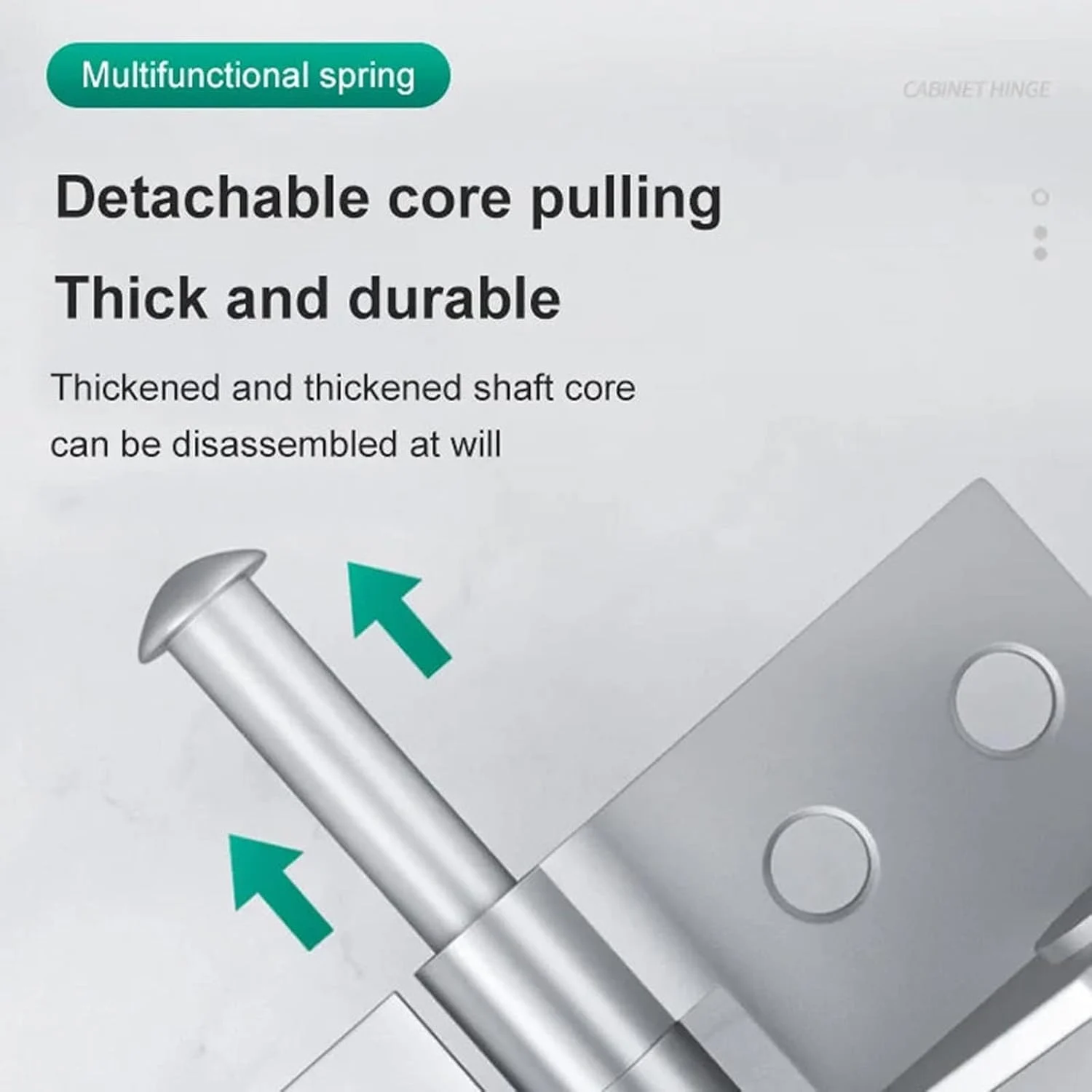 Adjustable Self-Closing Spring Door Hinge With 90-Degree Positioning Automatic Door Closing Mechanism And Durable Construction For
