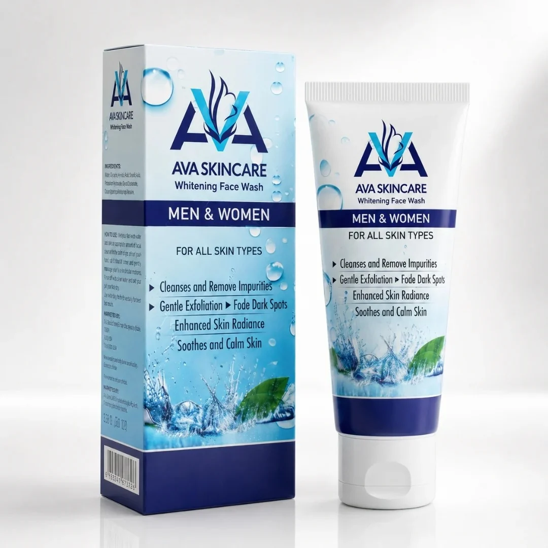 AVA Skincare Whitening Face Wash 100ml Gentle Daily Cleanser Brightening Formula For Clear Radiant And Healthy