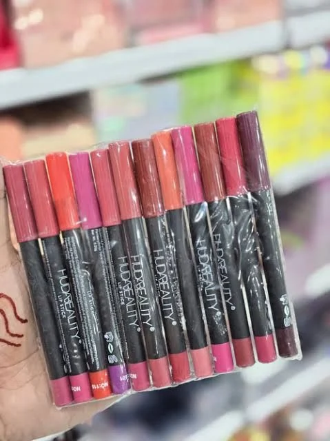Huda Beauty Lip Pencil Set – 12 Shades